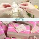 MECCANIXITY 6.3 Inch Wide 5 Yard Lace Ribbon Floral Pattern Pink Lace Trim Ribbon for DIY Crafts, Gift Wrapping Bouquets, Wedding Decor, and Sewing Making