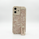 Compatible with Phone 16 Case, Flower Floral Pattern, White