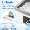 Ice Machine for Shoulder After Surgery with Programmable Panel, Timer Looped Cold Therapy Machine Shoulder with Leakproof Quick Connector, Upgrade Pad, Shoulder Ice Machine for Rotator Cuff Recovery