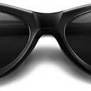 Vintage Cat Eye Sunglasses for Women Classic Retro Narrow Cateye Shades UV400 Protection Sun Glasses Sunnies