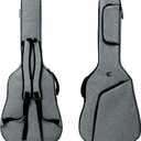 36 Inch Acoustic Guitar Bag Guitar Case Soft Guitar Gig Bag Adjustable Straps Grey