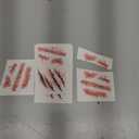 HOTOP Cosplay Makeup Joke Scratch Wound Scab Blood Scar Tattoos Temporary Tattoo Sticker Wound Zombie Scars(10pcs)