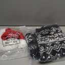 Fourluoo Ugly Christmas Sweaters Dresses with Santa Hat Knit Sexy Christmas Outfits for Women (Reindeer Black) XL