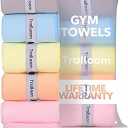 Microfiber Gym Towels, Quick Dry, Highly Absorbing, Odor-Free
Men & Women - Workout Sweat Sports Towel for Hot Yoga, Tennis, Running, Exercise, Working Out, Camping, Set of 5