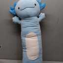 36 inch Cute Giant Blue Axolotl Plush Soft Body Pillow, Large Axolotl Stuffed Animals Toy, Squishy Plushies Gifts for Kids Boys Girls Birthday, Pack of 1 