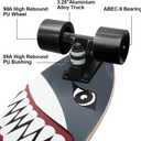 KO-ON Skateboard, 22 Inch Mini Cruiser Complete Skateboard