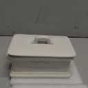 Zoeeker Butter Dish with Lid, Ceramic Butter Dish for Countertop Butter Holder Container Large Butter Keeper for East West Coast Butter, Mother's Day Kitchen Decor, White