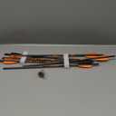 Crossbow Bolts 20 Inch 400 Grain Carbon Crossbow Arrows .003/.001 Straightness with 3 Inch Vanes, Moon Nock (Pack of 6)