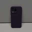 Miracase Designed for iPhone 14 Pro Max Phone Case with Screen Protector,[Upgraded Enhanced Camera Protection],Shockproof Liquid Silicone Case with Microfiber Lining,6.7 inch, Dark Purple