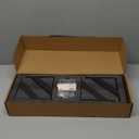 Forbena Black Floating Shelves Bathroom Set of 3, Wooden Wall Book Shelves, Rustic Shelf for Storage, Bathroom Organizer, Living Room, Kitchen, Office (Black) (17 Inches)