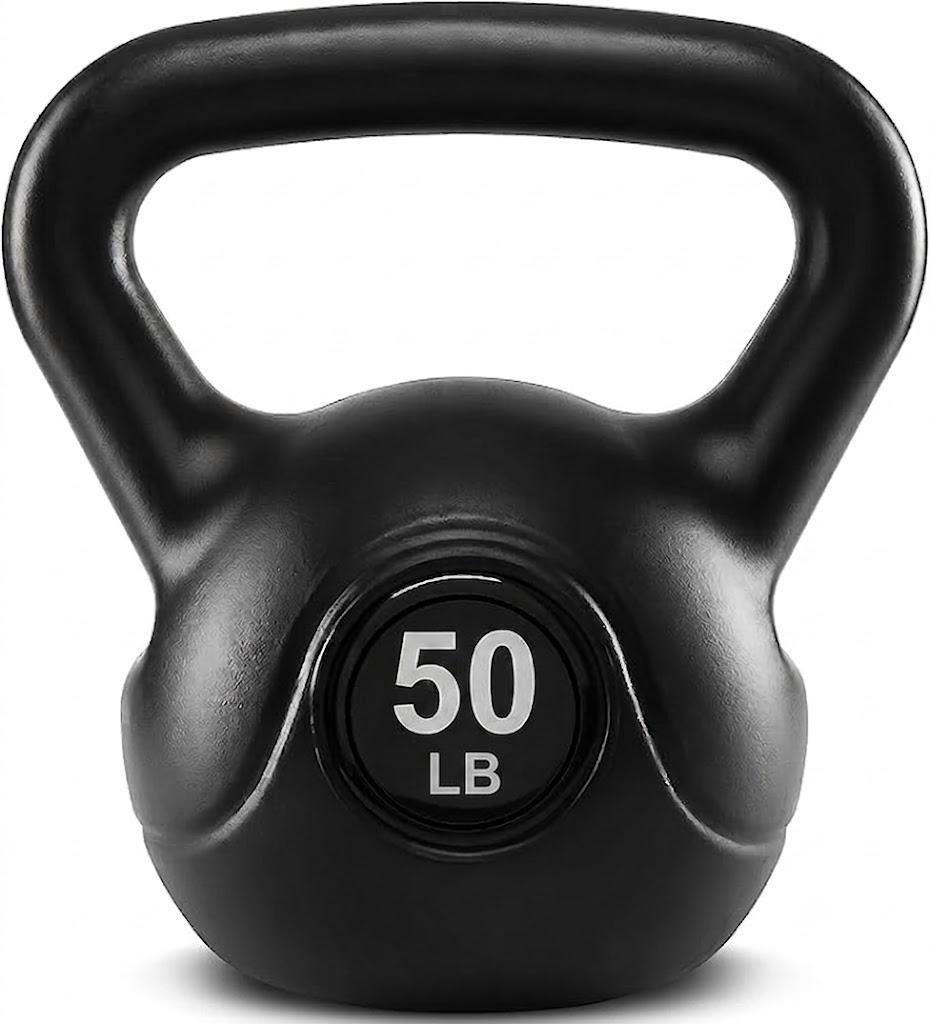 Vinyl Plastic Kettlebell 50 LB