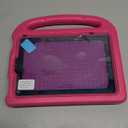 SUPLIK Kids Case for iPad mini 7 (A17 Pro) 2024 & iPad mini 6 (A15) 2021, 8.3-inch iPad mini 6th/7th Generation Case with Screen Protector, Durable Shockproof Kids Cover with Handle Stand, Pink