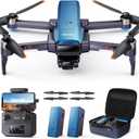 V11 Drones with Camera for Adults 4K, 70Min Long Flight Time, Gimbal & EIS 4K/30FPS Professional Drone, 3KM Long Range, GPS Auto Return, Easy App-Controlled, Integrated FAA Remote ID