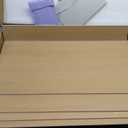 Wire Shelf Cover, Wire Rack Covers for Pantry,PVC Wood-Look Faux Wood Shelf Liners, 24x12 Inch, 0.24inch Thick for Home and Kitchen Organization (Imitation Oak Color)