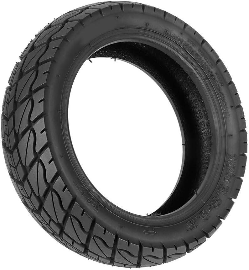10 Inch 10x3.0-6.5 Rubber Tire for Electric Scooter, Lightweight EScooter Off road Tubeless Tyre Replacement