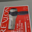 REVLON Turbo Hair Dryer | 1875 Watts of Maximum Shine, Fast Dry (Silver) (4.05x11.15x9.25 Inch (Pack of 1), Grey)