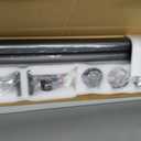 1 ¼” Heavy Duty Adjustable Curtain Rod, 6-12ft, Black