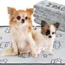 Qeils Reusable Puppy Pads, 2 Pack Washable Pee Pads for Dogs, Waterproof Non Slip Wee Wee pad, Absorbent and Leakproof Training Mats for Potty, Crate, Playpen, Bed, Sofa, 18"x 24"