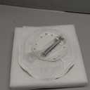 BonNoces 3-Tier Porcelain Cupcake Stand Serving Tray - White Embossed Elegant Dessert Cake Stand - Pastry Serving Stand for Tea Party, Wedding and Birthday