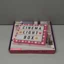 Dan&Darci Cinema Light Box for Girls - Gifts for 8 9 10 11 12 Years - Gifts for 10 Year Old Girl - Pink Christmas Decor for Teen Girls Bedroom - Preteen Room, Tween, Girl Trendy Stuff Birthday Gift