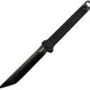Kershaw Dune Full Tang Neck Knife (4008X) Compact 3.8 3Cr13 Stainless Steel Fixed Blade with Black-Oxide Finish, Textured Injection Molded Handle, Secure Molded Sheath and Lanyard, 2.5 oz.