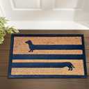 Funny Front Porch Decor Mat for The Entrance Way Outdoor with Heavy-Duty Non Slip Coconut Coir Doormat 30x17 inch (Long DASCHU)