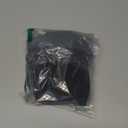 Shower Cap for Women, Double Layer Waterproof Bath Cap, Reusable Hair Protector, Large Waterproof Shower Bonnet Washable Elastic Band Bath Hair Hat for Long Hair, Braids Black