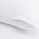 Serta Power Chill Cooling Pillow Protectors, Stain Resistant and Zippered Pillow Protector, Protects Pillow from Dust and Dirt (1 Pack), Standard/Queen, White