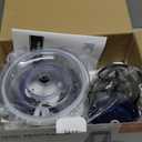 KOIOS Food Processor, 500W Electric Food Chopper with 2 Bowls (8 Cup+8 Cup) & 2 Bi-Level Blades&, Small Electric Grinder Meat Processor for Nuts, Meat, Onion, Garlic, Baby Food, Blue