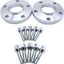 2pcs 20mm Spacers 5x120mm Hubcentric Forged Wheels Spacer Kit mit 10x Lug Bolts M12x1.5 Hub Bore 72.6mm for E36 E46 E90 E92 E60 318i 323i 325i 328i 330i 335i 525i 545i