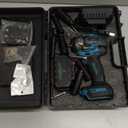 500 N.m Brushless Impact Wrench with Small Wrench, Waist Hook, 7 Sockets, 6 Scredrivers and 6 Drill Bits 3500 RPM Heavy Duty Impact Drill for Cars, RV, Truck,Home Furniture and DIY Projects