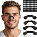 Nasal Strips for Snoring, Extra Strength Nose Strips for Breathing 30 Count | Reusable Nasal Dilators Snoring Solution with Skin-Friendly Adhesive for Enhanced Respiratory Efficiency, Sleep, Sports