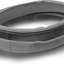 DC6400802B Washer Door Boot Seal Gasket Diaphragm for Samsung Washing Machine WF210ANW/XAA WF218ANW/XAA WF220ANW/XAA WF331ANW/XAA WF328AAW/XAA Replaces DC6400802A AP4342944/P4205725 PS4210920