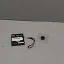 Bluetooth Tracker for Android, Works with Google Find My Device App, IP67 Waterproof, Replaceable Battery, Tracker Tag for Keys, Backpack, Suitcases, Travel and CommuteBlack, 1Pack