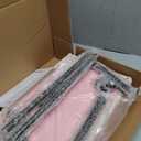 Foot Rest for Under Desk at Work,Ergonomic Foot Rest for Office Use, Heights,Relieving Pain in Lower Back, Hip, Knee (Leather Pink)