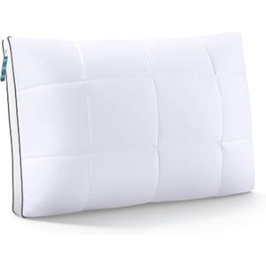 Luxury Adjustable Pillows Standard Size for Side Sleepers, Dual Layer Adjust Height Soft Firm Cooling Bed Pillow for Back, Stomach or Side Sleepers - Hotel Collection