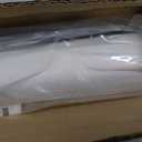 No Drill Cordless Roman Shades, White, 31x48