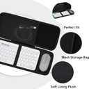 XANAD Hard Case for Logitech Pebble 2 Combo/Keys 2 K380s / K380 Keyboard + Logitech Pebble Mouse (Black)