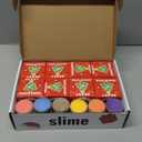 Christmas Slime Kit  24 Pack Butter Slime Party Favors for Slime Lovers, Xmas Stickers & Charms, Christmas Stocking Stuffers for Kids, Super Soft, NonSticky, DIY Surprise Slime for Girls & Boys