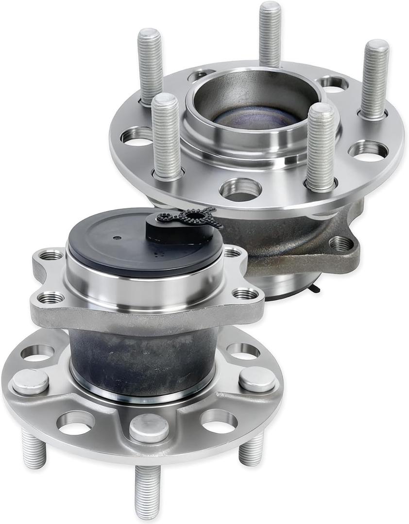 2 Pcs 512332 Rear Wheel Bearing Hub Assembly Compatible with Dodge Avenger Caliber 2007-2012, for Jeep Compass Patriot 07-17, for Chrysler 200 Sebring,for Mitsubishi Lancer Outlander Sport, 5 Lugs