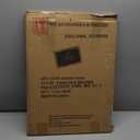 HBCY Creations 18" x 24" Torched Brown Solid Wood Frame Wall Chalkboard, Magnetic Surface, Home Dcor, Restaurant & Caf Menus, Blackboard, Includes Chalk, Eraser & Hanging Hardware