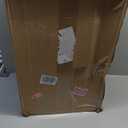 Rubbermaid Wrap N' Craft Plastic Wrapping Paper Organizer Storage Container with Top Ornament Storage Compartment for 20 Standard 30 Inch Rolls, Clear