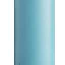 Insulated Water Bottle with Straw - Encool Stainless Steel Water Bottle with Push Button Lid, Leak-Proof & BPA-Free, Keeps Cold for 24 Hours for Sports, Travel, Gym (24 oz, Silk Blue)