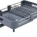 Draining rack Adjustable Kitchen Dish Drying Rack Plates Organizer Drainer Dinnerware Cutlery Storage Container Holder Sink Strainer Basket