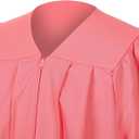 Unisex Matte Graduation Cap and Gown Tassel Package for High School and Bachelor (Pink)