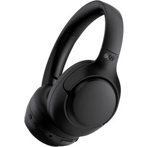QCY H3 ANC Bluetooth Headphones Over Ear, Active Noise Cancelling Bluetooth 5.4 Headphones with Microphones, Hi-Res Audio Sound, Multipoint Connection, 60H Playback, Custom EQ via App(Black)