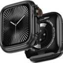 ULTIMAL Metal Case Compatible with Apple Watch Series 11/10 46mm with Back Cover, Military Grade Shockproof Protective Case, Rugged Cover for iWatch 46mm (Black)