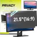 LAMA 2 Pack 21.5 Inch 16:9 Computer Privacy Screen Filter for Widescreen Monitor, Universal Privacy Shield, Privacy Screen Protector(WxH:476 * 268mm), Anti-Spy/Anti-Scratch/Anti-Glare Protector