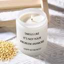 KISSHAKE Retirement Decorations - Funny Gifts for Coworker, Boss, Teacher, Nurse, Bestie, Dad, Mom - Scented Candles