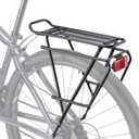 CXWXC Rear Bike Rack - Bike Cargo Rack for Disc Brake/Non-Disc Brake Mount - Bicycle Pannier Rack, Touring Carrier Rack fit 26-29 and 700c